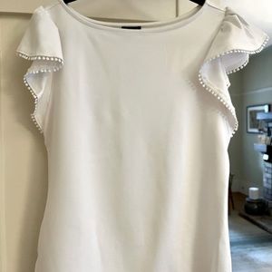 NWT Ann Taylor Ivory Top Size M